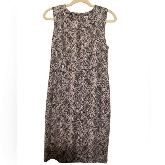 Calvin Klein Women's‎ Faux-Suede Printed Sheath Dress size 10 - Picture 1 of 9